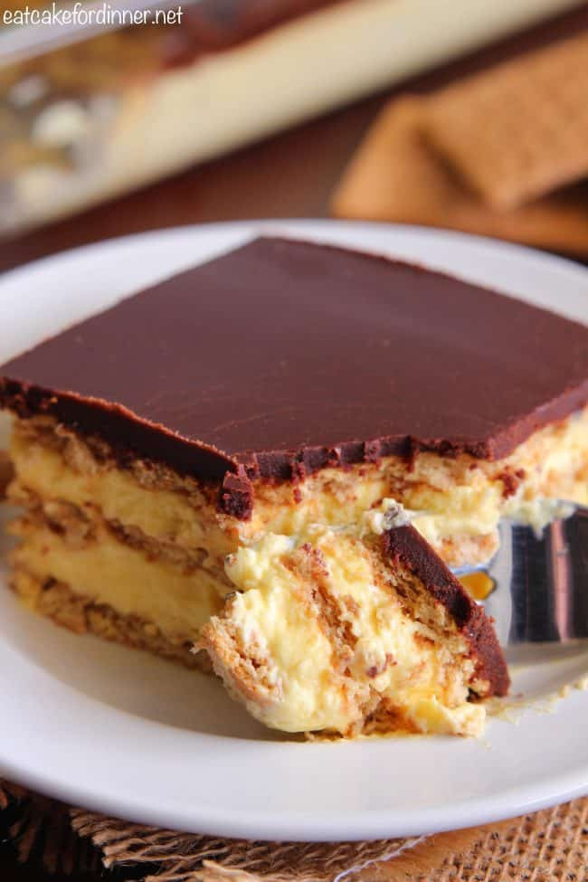 Chocolate Eclair Dessert Recipe
 No Bake Chocolate Eclair Dessert