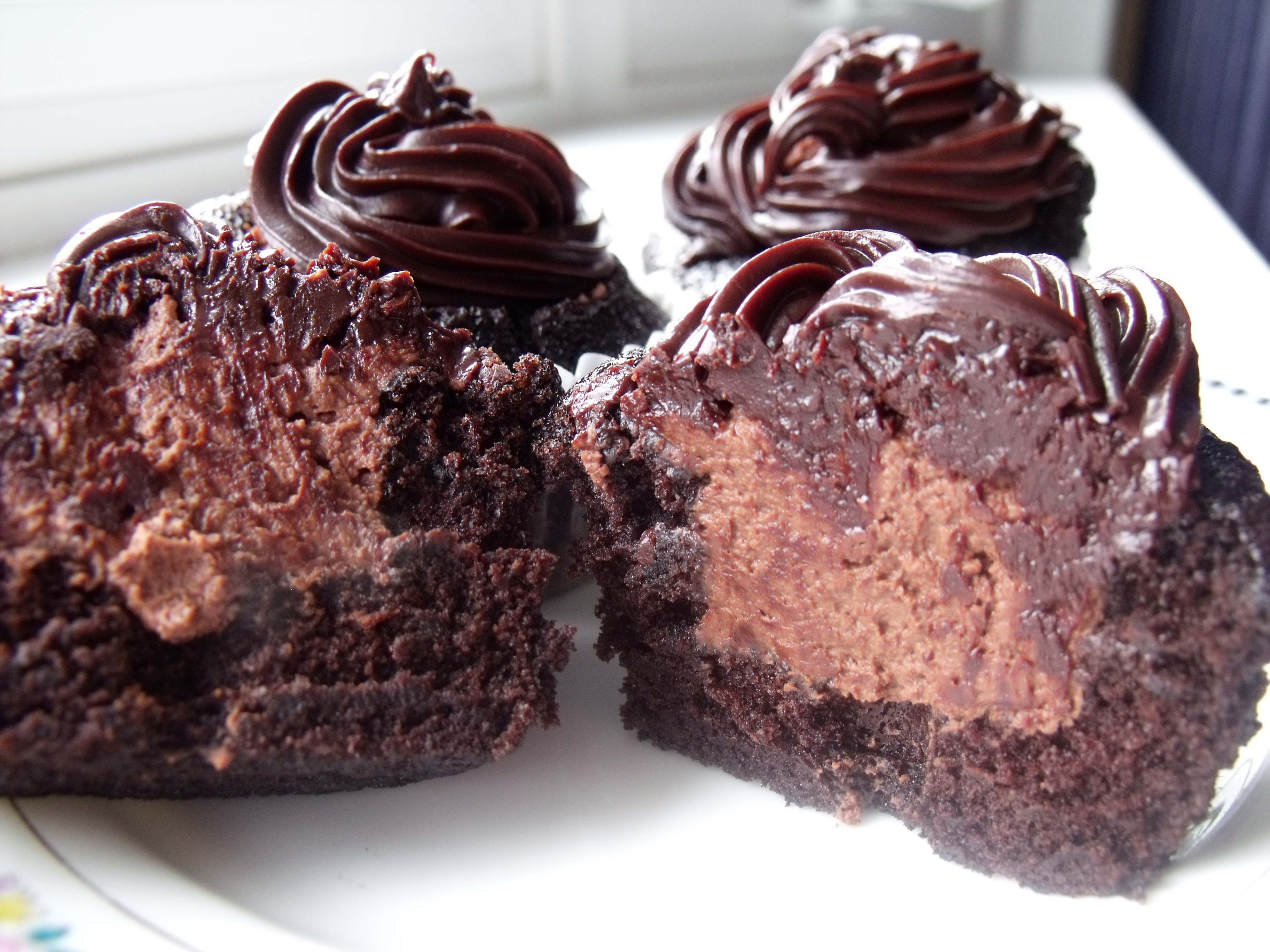 Chocolate Filling Cupcakes
 Chocolate Ganache Filled Cupcakes MuffinMeal Spon