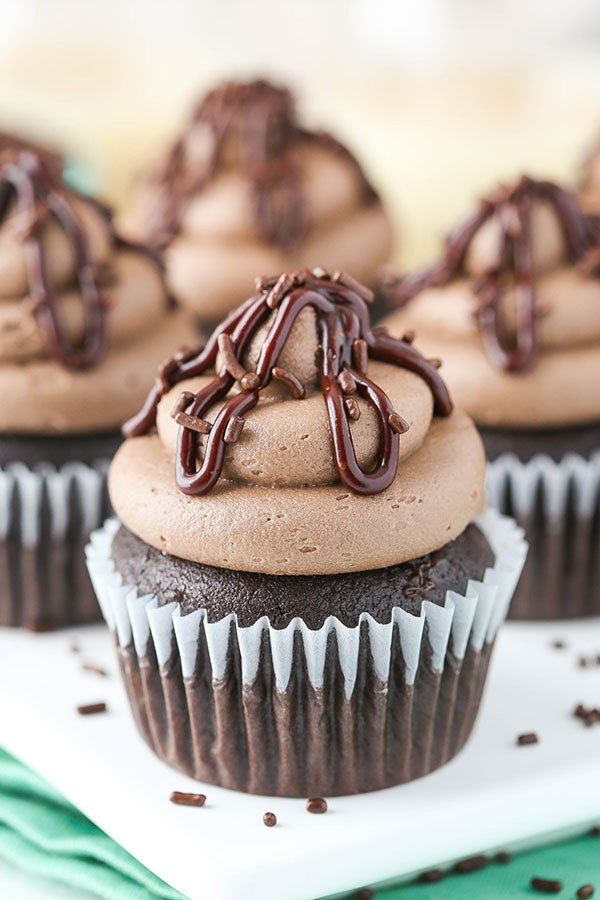 Chocolate Filling Cupcakes
 Baileys Chocolate Cupcakes Life Love and Sugar