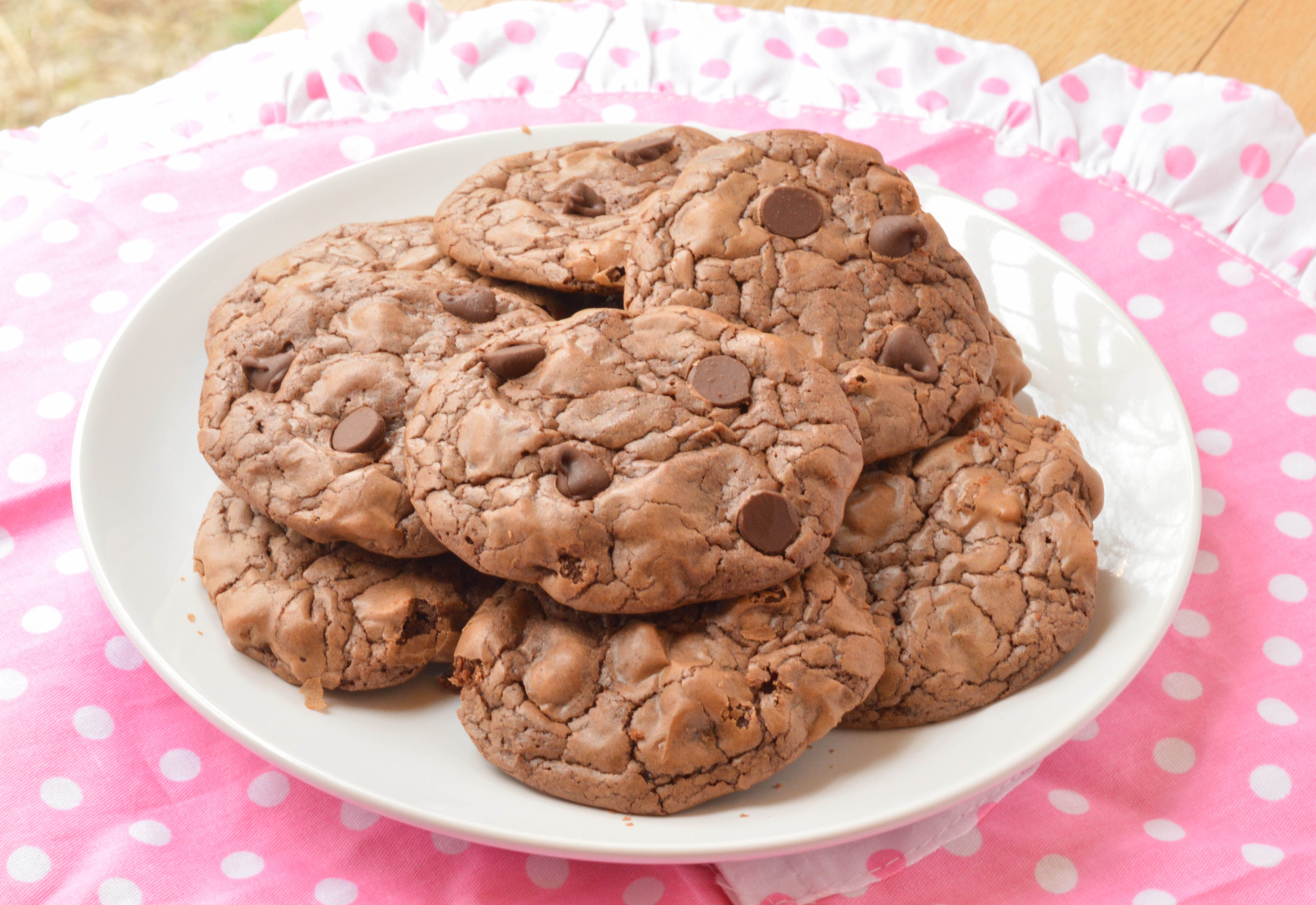 Chocolate Fudge Cookies
 Double Chocolate Fudge Cookies