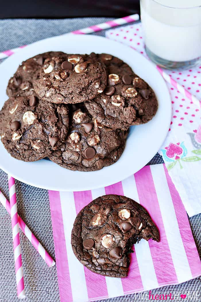 Chocolate Fudge Cookies
 Triple Chocolate Fudge Cookies