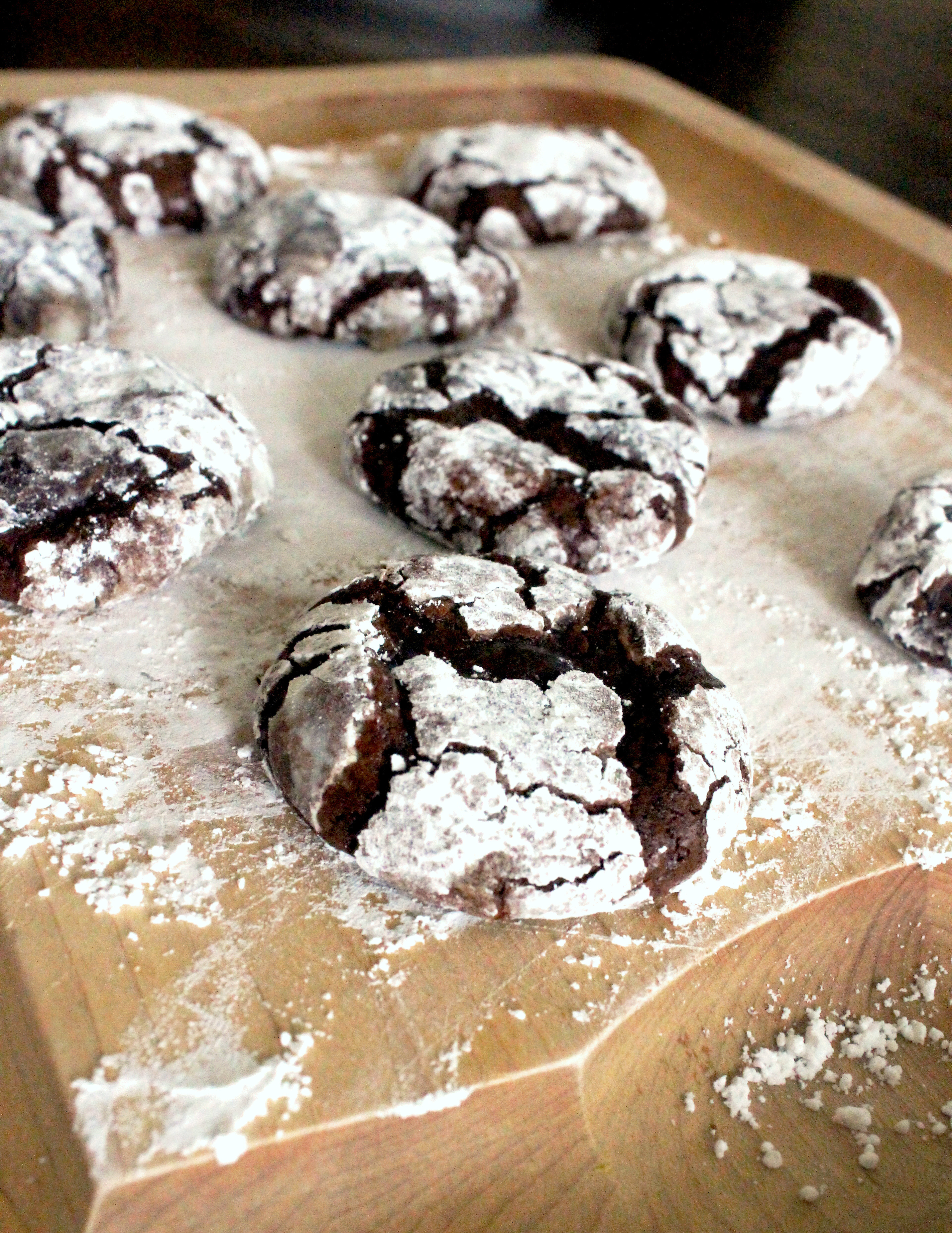 Chocolate Fudge Cookies
 Chocolate Fudge Crinkle Cookies Gluten Free