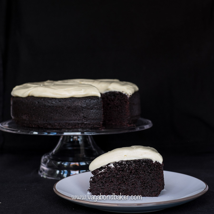 Chocolate Guinness Cake
 Chocolate Guinness Cake with white chocolate cream cheese