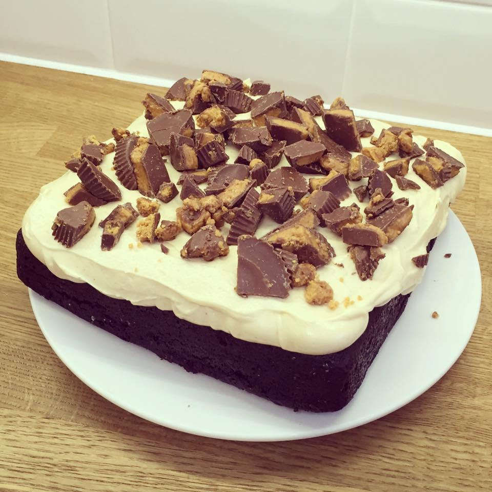 Chocolate Guinness Cake
 Chocolate Guinness cake with peanut butter frosting