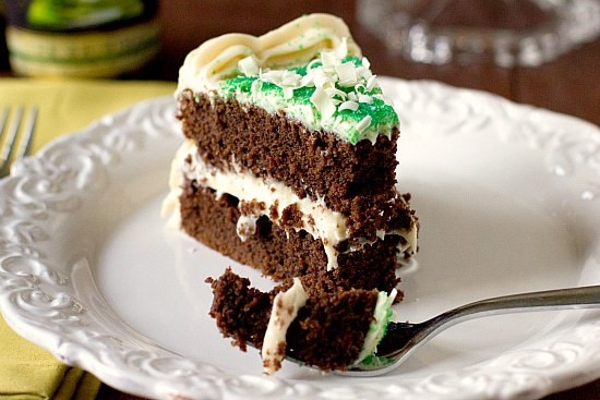 Chocolate Guinness Cake
 Chocolate Stout Cake with Irish Cream Frosting