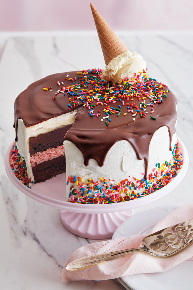 Chocolate Ice Cream Cake
 Neapolitan Ice Cream Cake Recipe