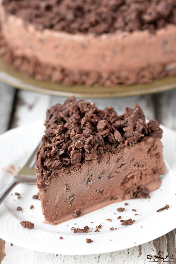 Chocolate Ice Cream Cake
 Chocolate Ice Cream Cake with Crunchy Cereal