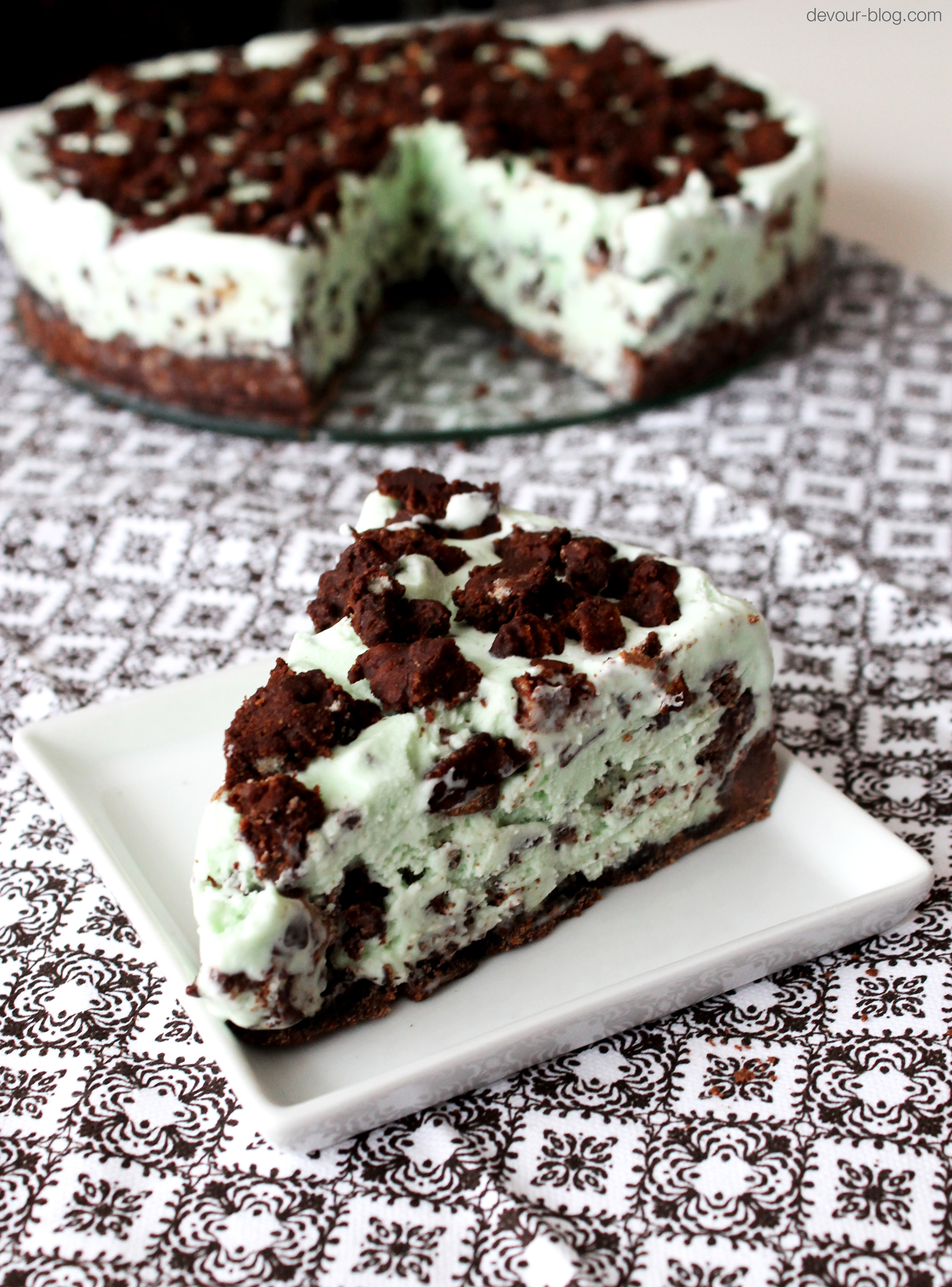 Chocolate Ice Cream Cake
 Mint Chocolate Crunch Ice Cream Cake