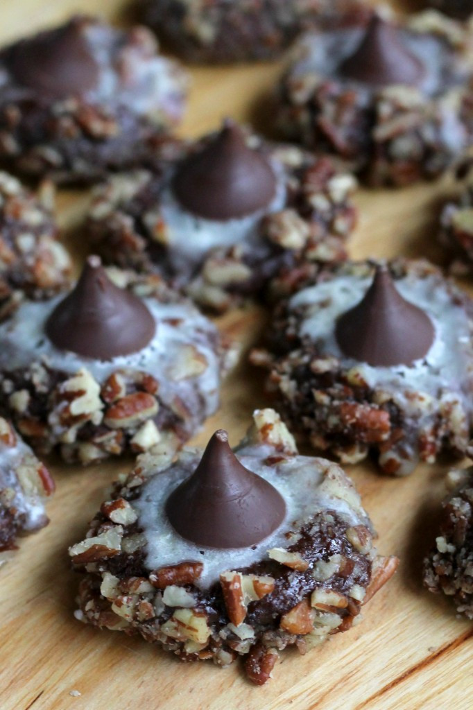 Chocolate Kiss Cookies
 hershey kiss thumbprint cookies without peanut butter