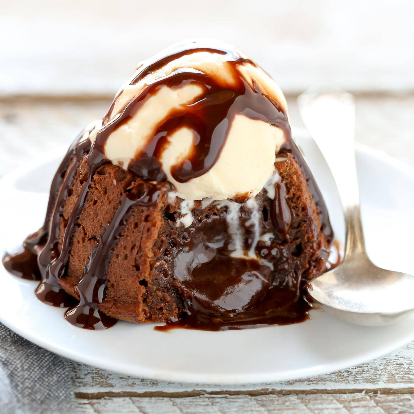 Chocolate Lava Cake
 Molten Chocolate Lava Cakes For Two