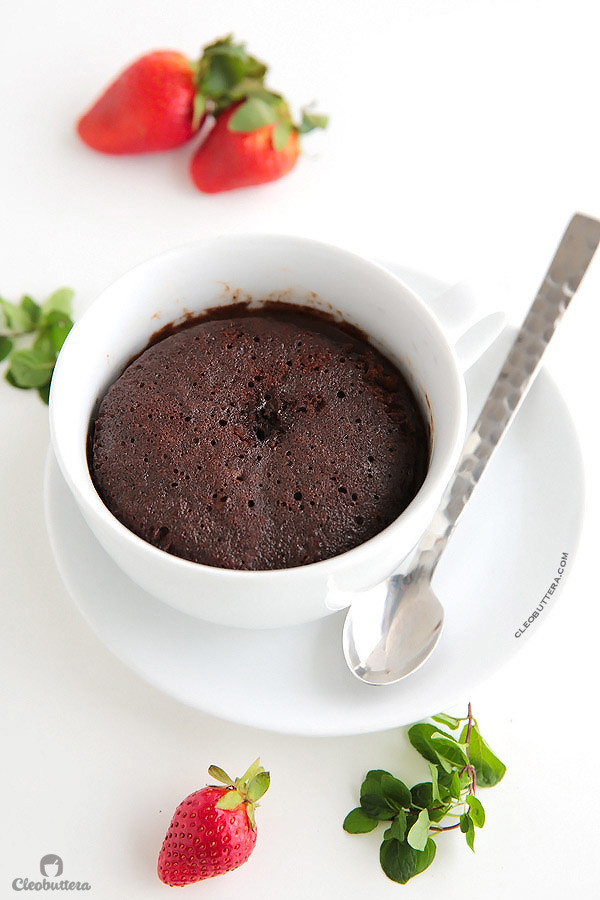 Chocolate Lava Mug Cake
 Molten Chocolate Mug Cake