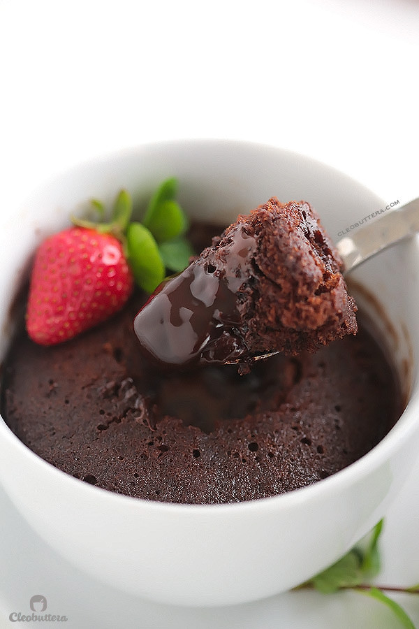 Chocolate Lava Mug Cake
 Molten Chocolate Mug Cake