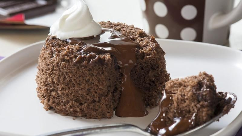 Chocolate Lava Mug Cake
 Chocolate Molten Lava Mug Cakes recipe from Betty Crocker