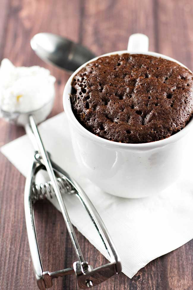 Chocolate Lava Mug Cake
 5 Minute Molten Chocolate Mug Cake