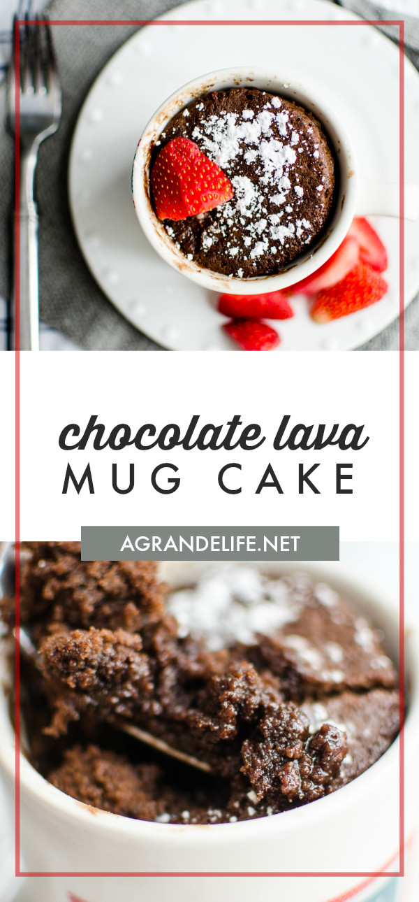 Chocolate Lava Mug Cake
 Chocolate Lava Mug Cake A Grande Life