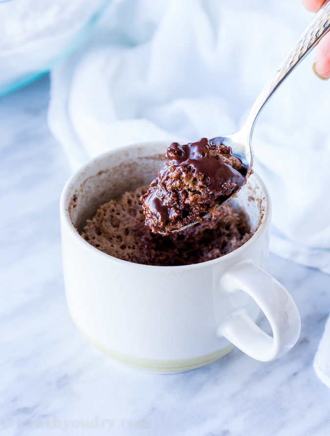 Chocolate Lava Mug Cake
 Chocolate Molten Lava Mug Cake I Wash You Dry