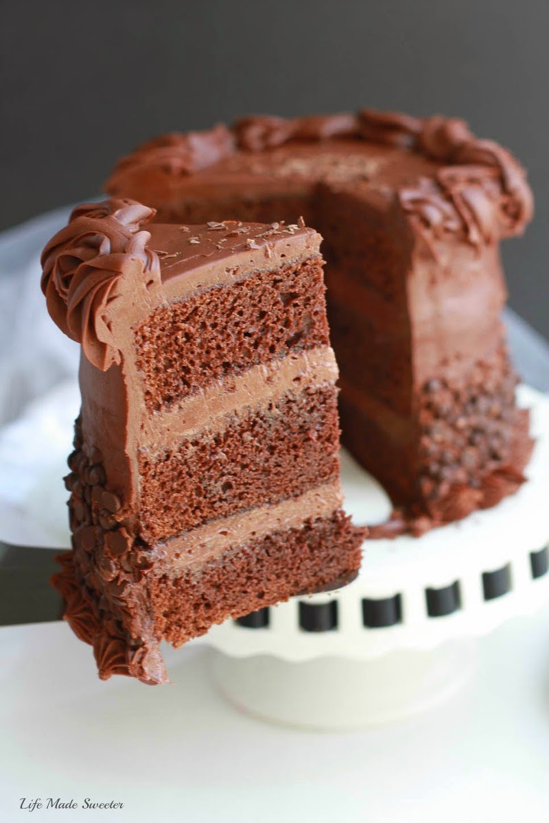 Chocolate Layer Cake
 Triple Chocolate Layer Cake Life Made Sweeter