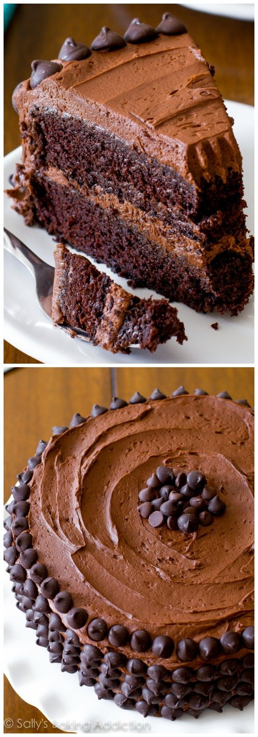 Chocolate Layer Cake Recipe
 Triple Chocolate Layer Cake Sallys Baking Addiction