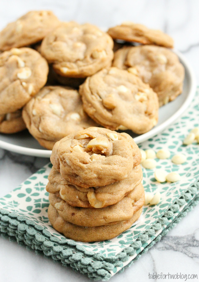 Chocolate Macadamia Nut Cookies
 White Chocolate Macadamia Nut Cookies Table for Two by