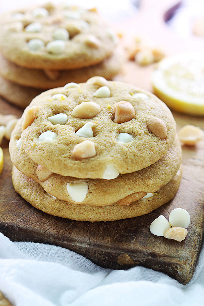 Chocolate Macadamia Nut Cookies
 Lemon White Chocolate Chip Macadamia Nut Cookies