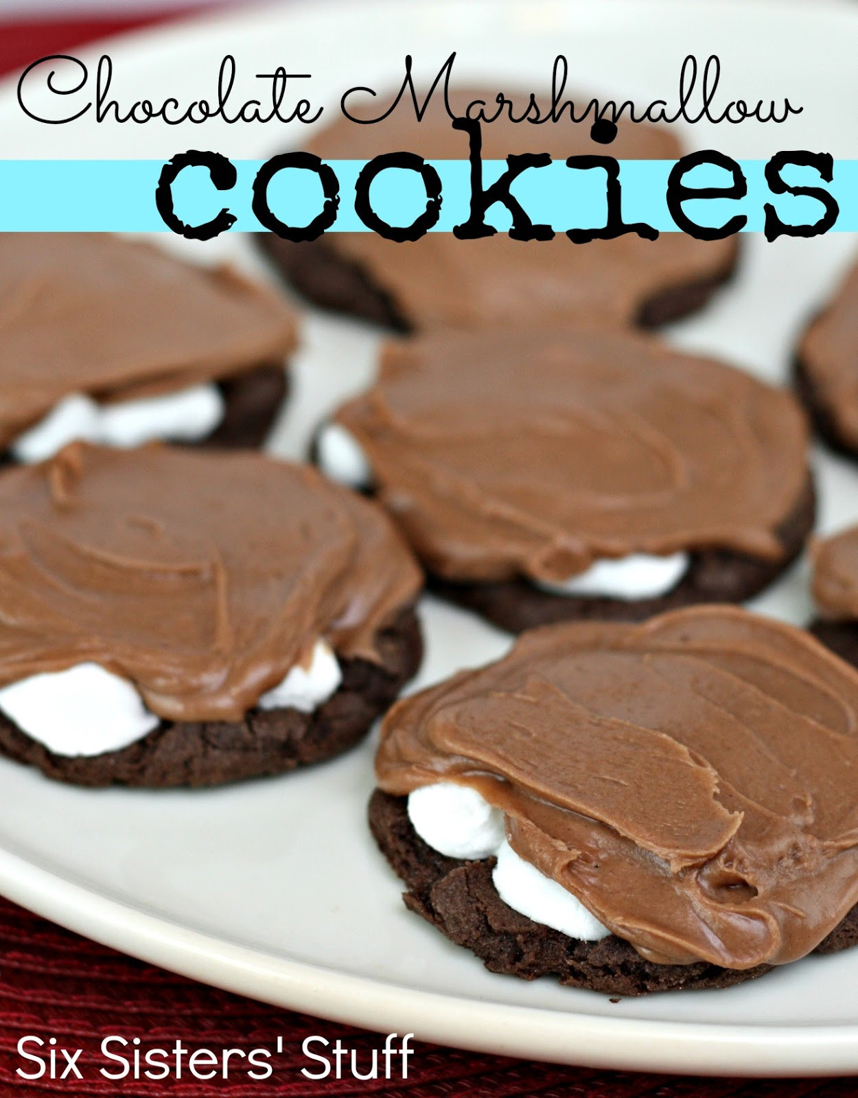 Chocolate Marshmallow Cookies
 Chocolate Marshmallow Brownie Cookies