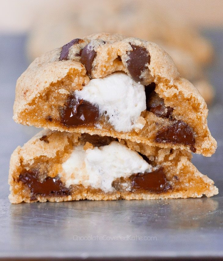 Chocolate Marshmallow Cookies
 Gooey Chocolate Chip Marshmallow Cookies