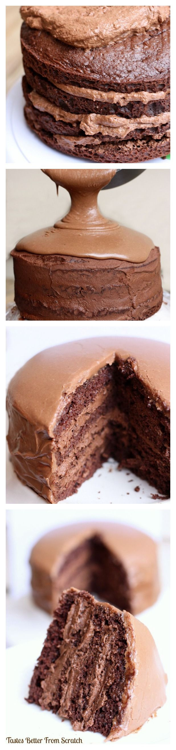 Chocolate Mousse Cake Filling
 Chocolate Cake with Chocolate Mousse Filling