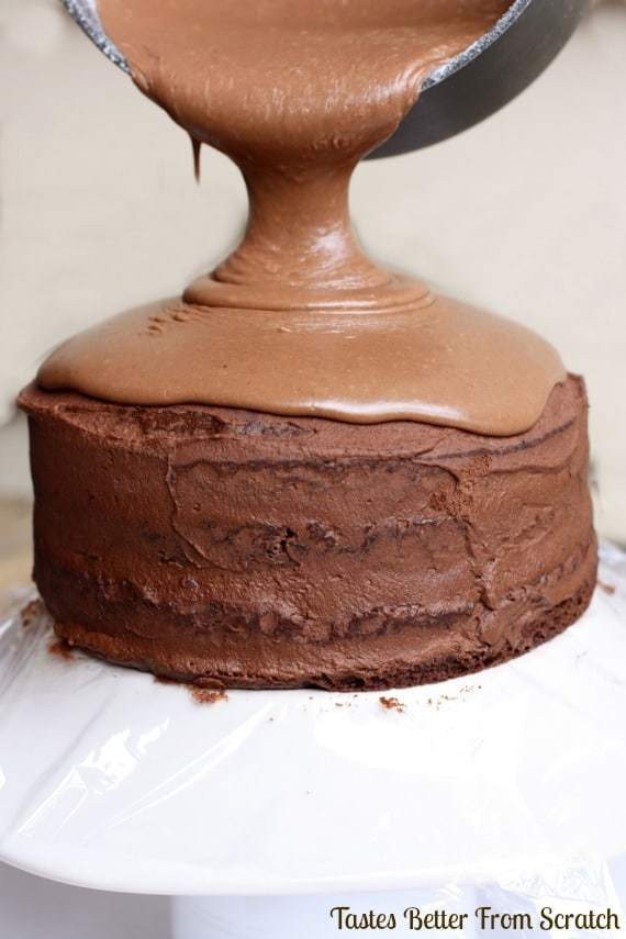 Chocolate Mousse Cake Filling
 Chocolate Cake with Chocolate Mousse Filling
