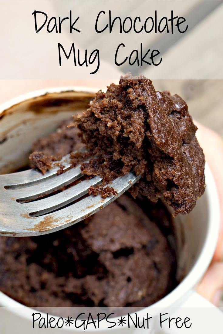 Chocolate Mug Cake Recipe
 Dark Chocolate Mug Cake GAPS Paleo Nut Free