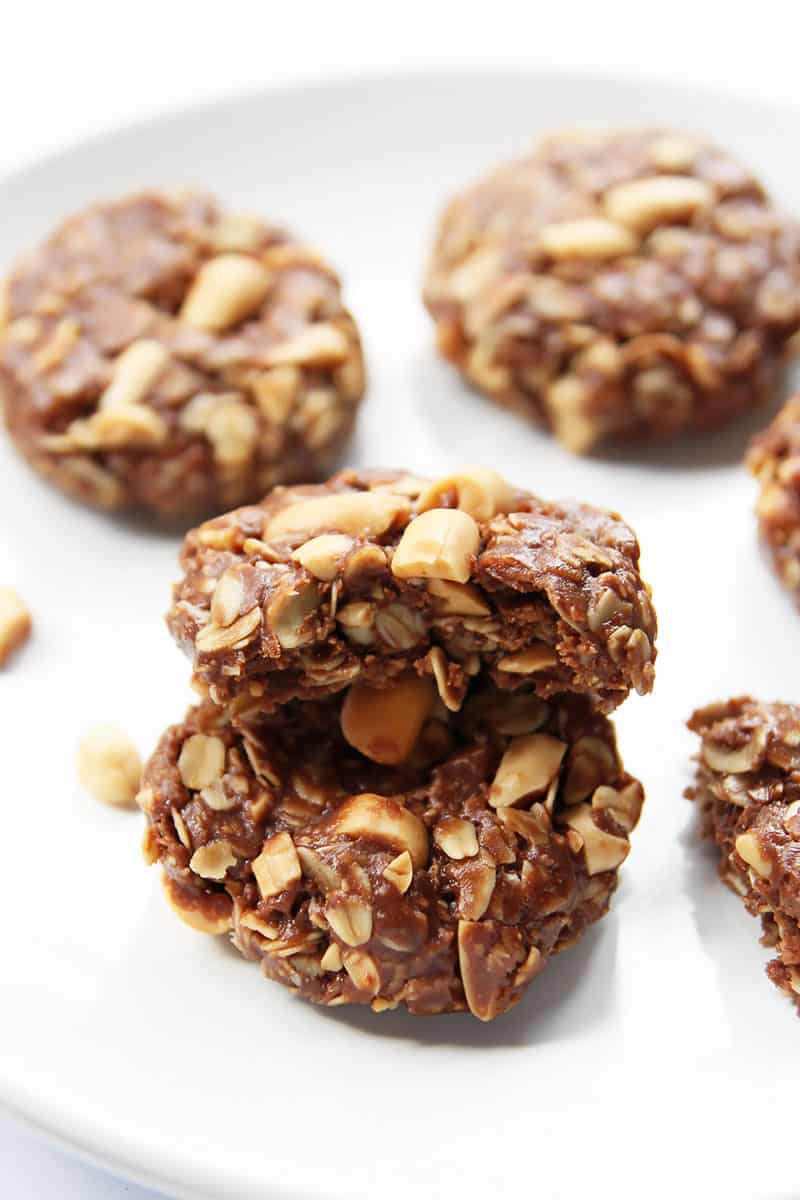 Chocolate No Bake Cookies Without Peanut Butter
 No Bake Peanut Butter Chocolate Oat Cookies – LeelaLicious