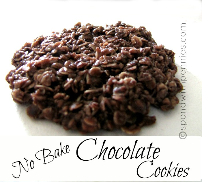 Chocolate No Bake Cookies Without Peanut Butter
 No Bake Chocolate Cookies Peanut Free Spend With Pennies