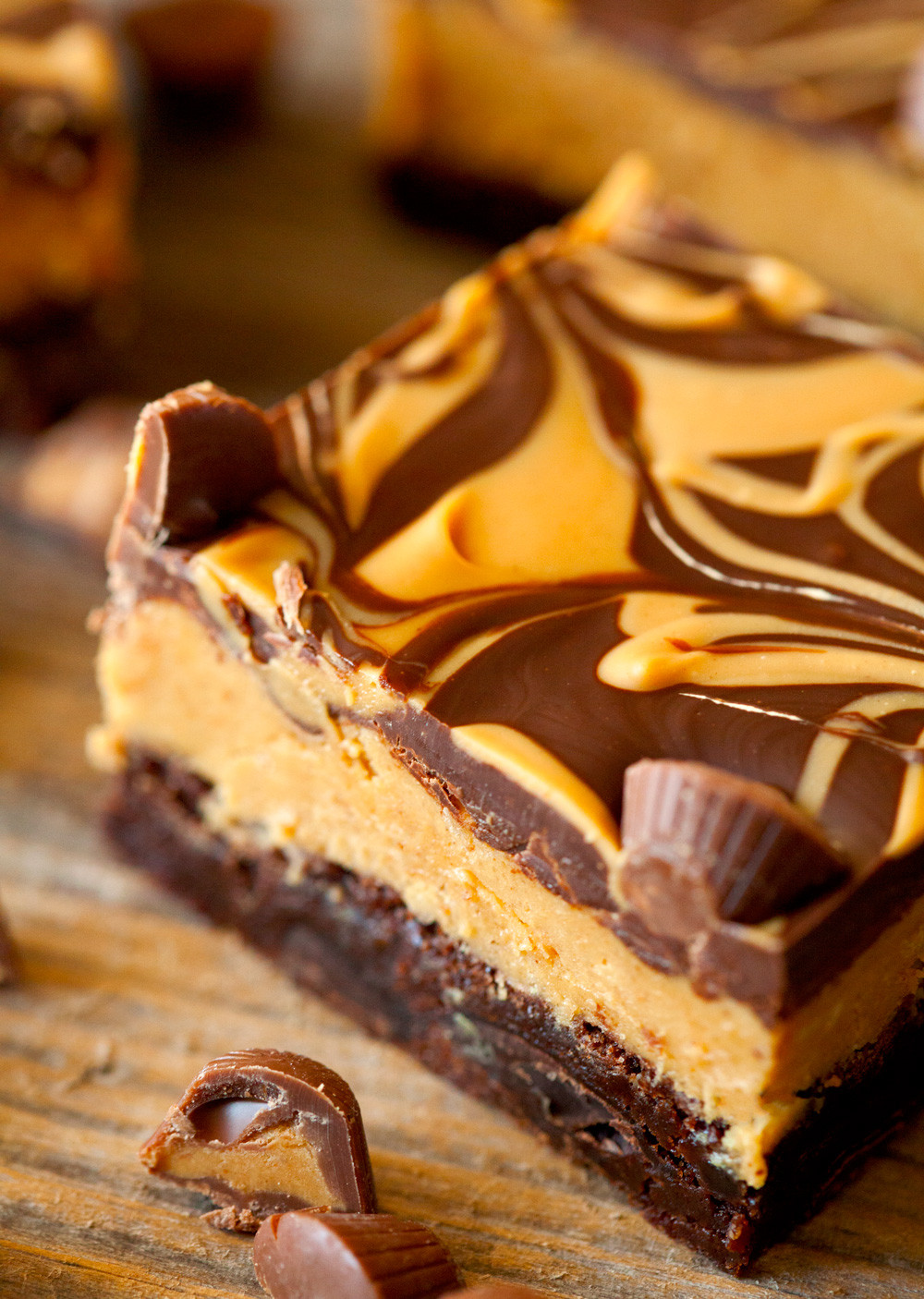 Chocolate Peanut Butter Brownies
 THE Chocolate Peanut Butter Brownie Bars