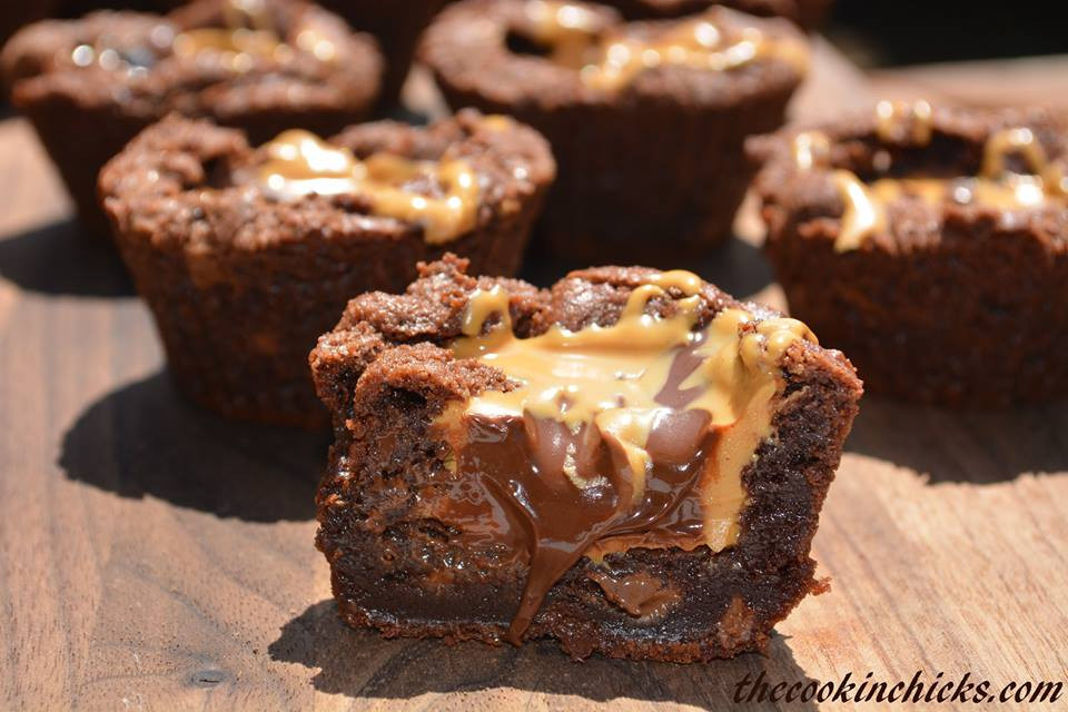 Chocolate Peanut Butter Brownies
 Chocolate Peanut Butter Brownie Bites
