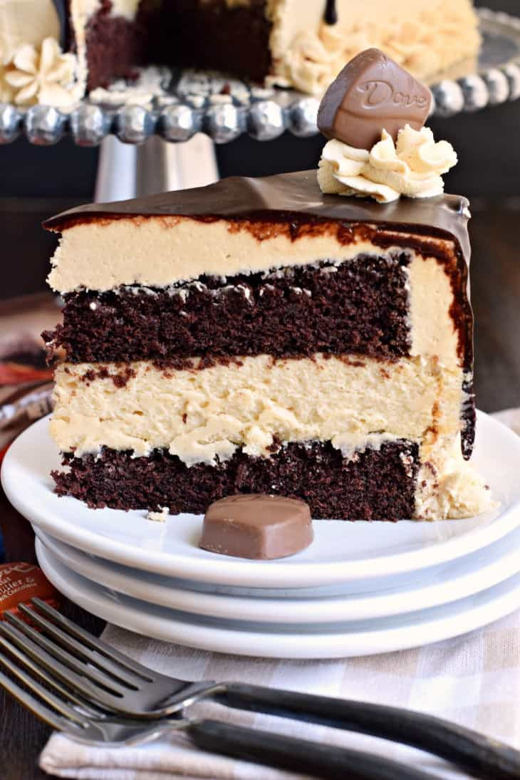 Chocolate Peanut Butter Cake Recipe
 Chocolate Peanut Butter Cheesecake Cake with DOVE