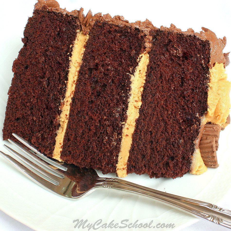 Chocolate Peanut Butter Cake Recipe
 Peanut Butter and Chocolate Cake Recipe from Scratch