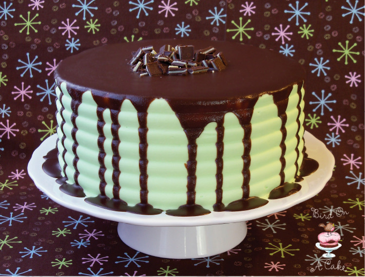 Chocolate Peppermint Cake
 Bird A Cake Andes Mint Chocolate Cake with Ganache