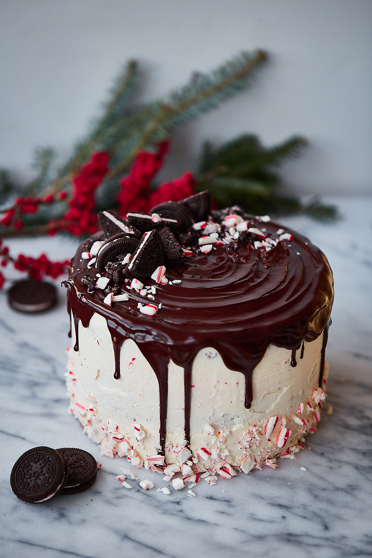 Chocolate Peppermint Cake
 Candy Cane Crunch Cake A Beautiful Plate