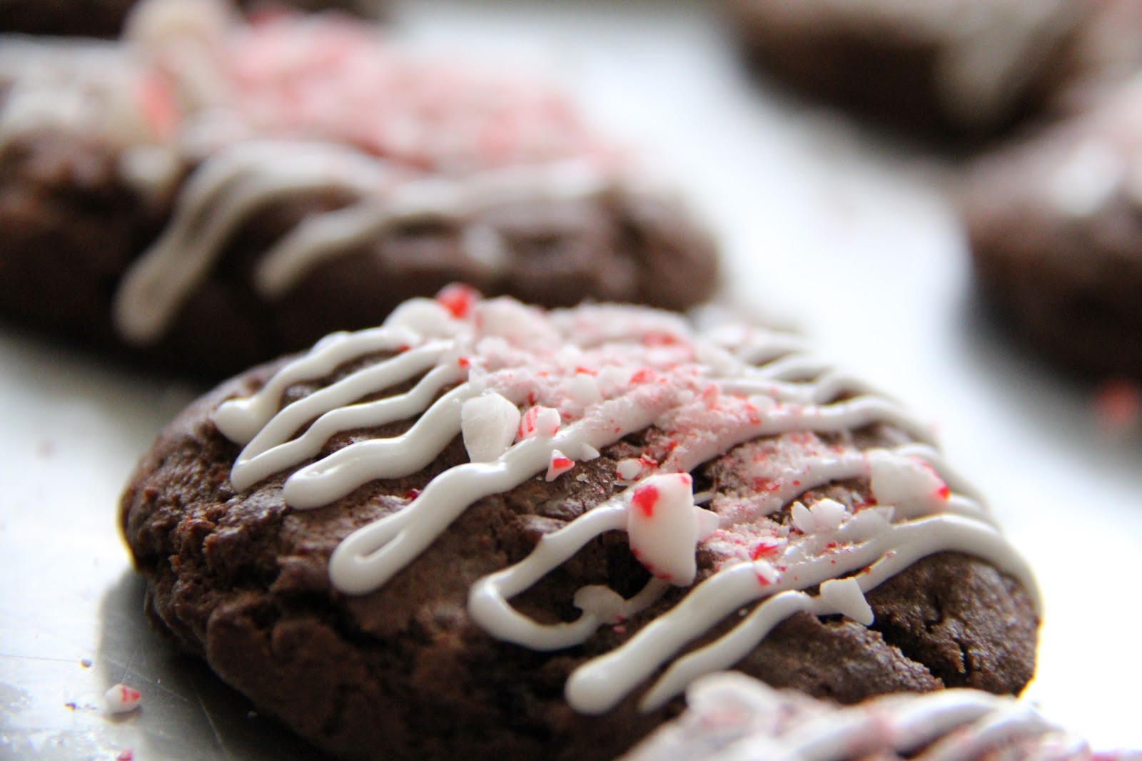 Chocolate Peppermint Cookies
 A Bountiful Kitchen Chocolate Peppermint Cookies