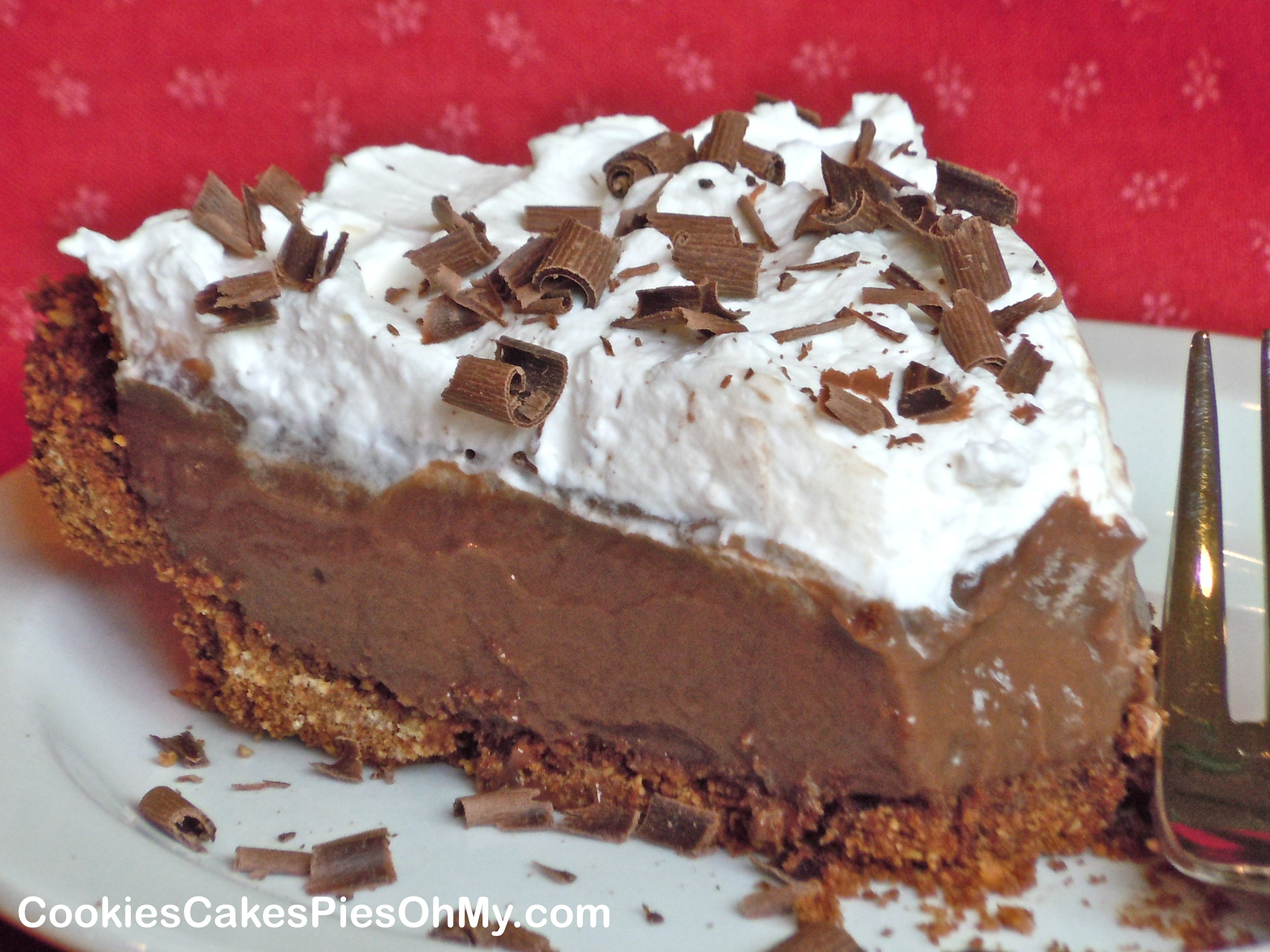 Chocolate Pie Crust
 Dark Chocolate Cream Pie