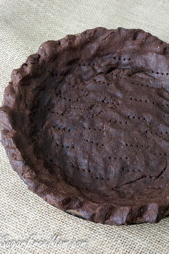 Chocolate Pie Crust
 Low Carb Nut Free Grain Free Chocolate Pie Crust