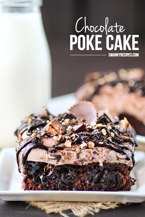 Chocolate Poke Cake
 Triple Chocolate Poke Cake Swanky Recipes