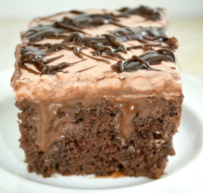 Chocolate Poke Cake Recipes
 Quadruple Chocolate Poke Cake aka Death By Chocolate Poke