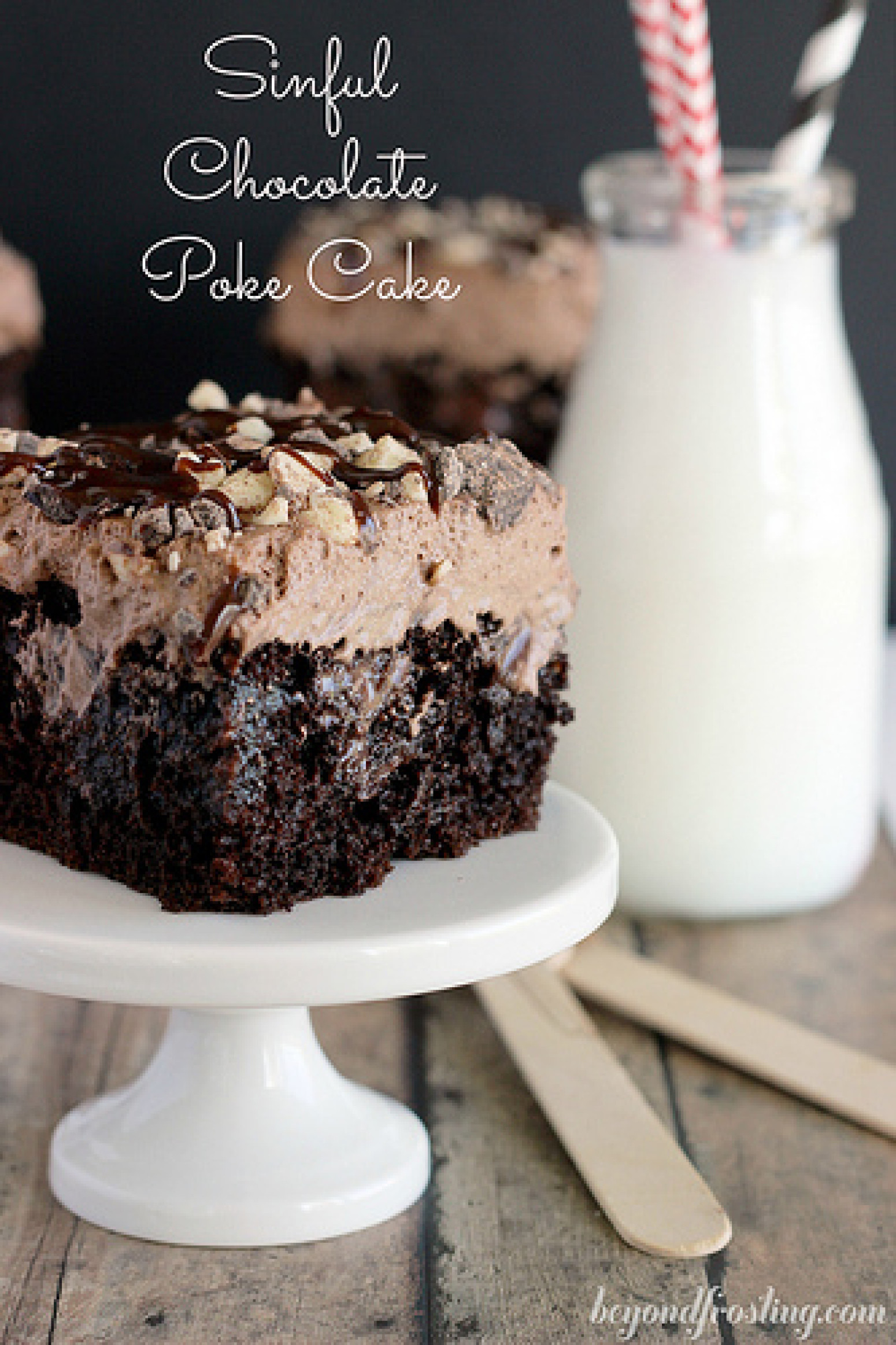 Chocolate Poke Cake Recipes
 Triple Chocolate Poke Cake Recipe