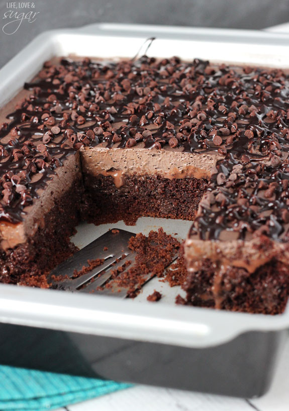 Chocolate Poke Cake Recipes
 Chocolate Poke Cake Life Love and Sugar