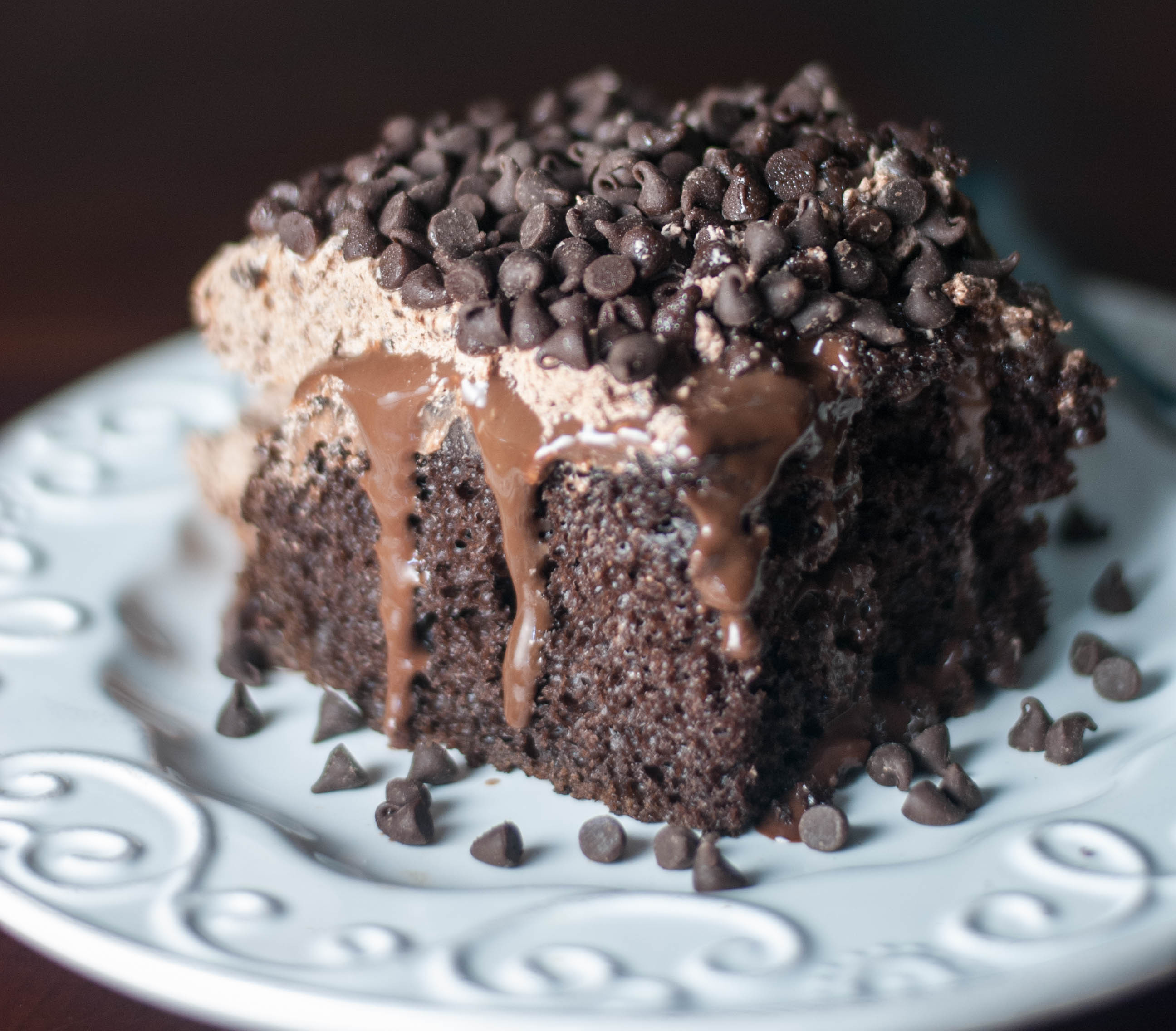 Chocolate Poke Cake Recipes
 Chocolate Pudding Poke Cake TGIF This Grandma is Fun