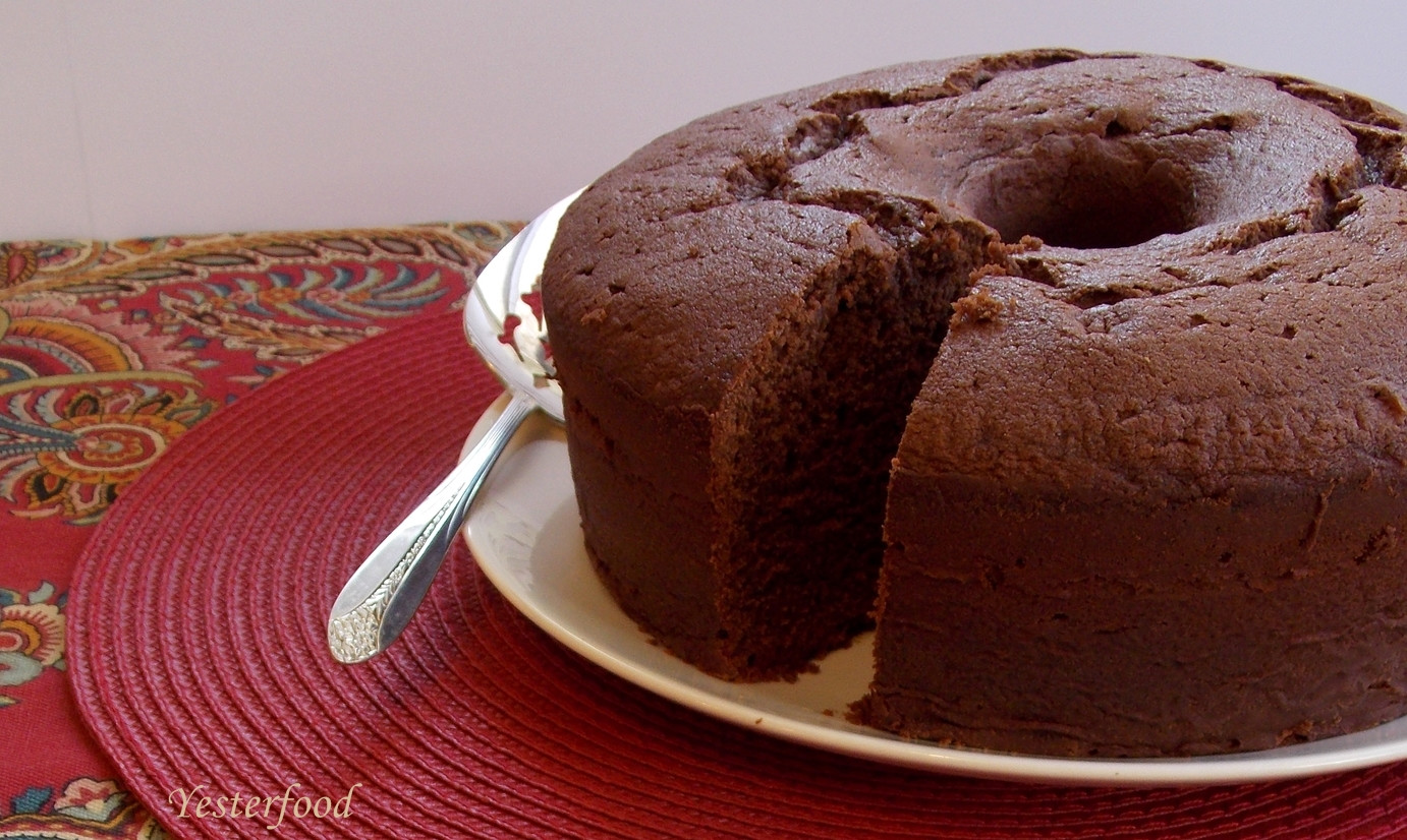 Chocolate Pound Cake
 Yesterfood Mexican Chocolate Buttermilk Poundcake