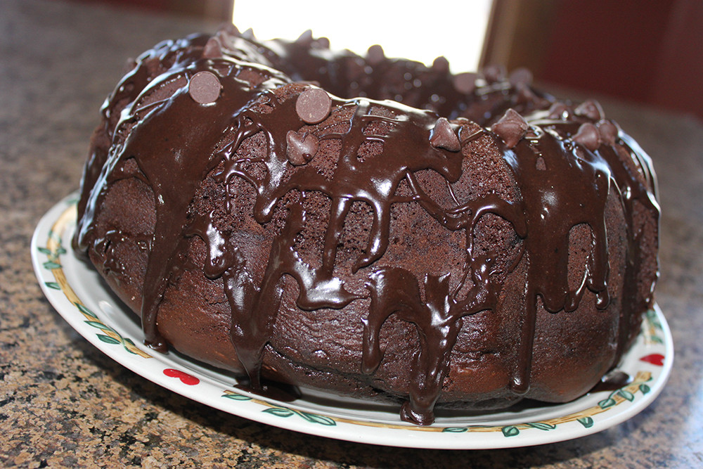 Chocolate Pudding Cake
 Easy Chocolate Pudding Cake with Chocolate Glaze Recipe 1