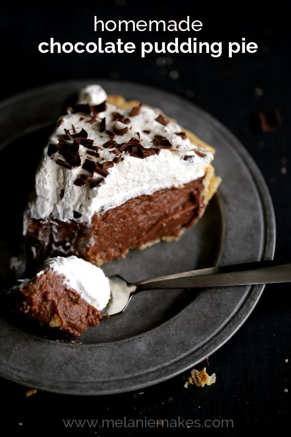 Chocolate Pudding Pie Recipe
 Double Chocolate No Bake S mores Pie Melanie Makes