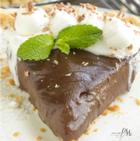Chocolate Pudding Pie Recipe
 Mama s Famous From Scratch Chocolate Pudding Pie Call Me PMc