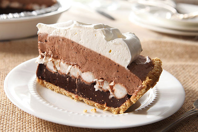 Chocolate Pudding Pie
 Layered Marshmallow & Chocolate Pudding Pie Kraft Recipes